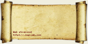 Isak Žeračanin vizit kartica